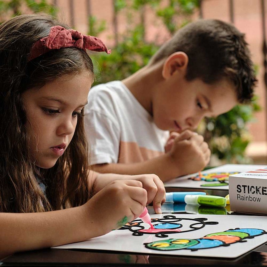 Juguetes Comansi | Rotuladores De Gel Sticker Art Junior