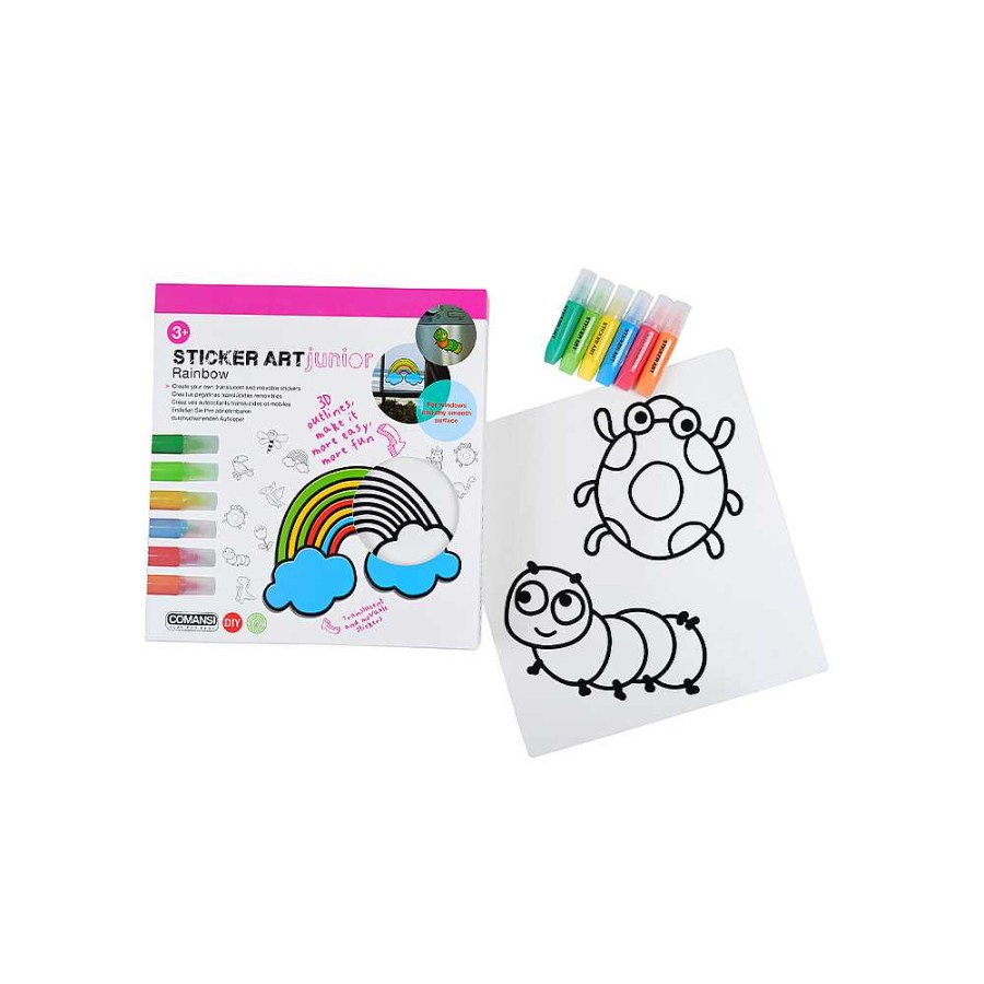 Juguetes Comansi | Rotuladores De Gel Sticker Art Junior